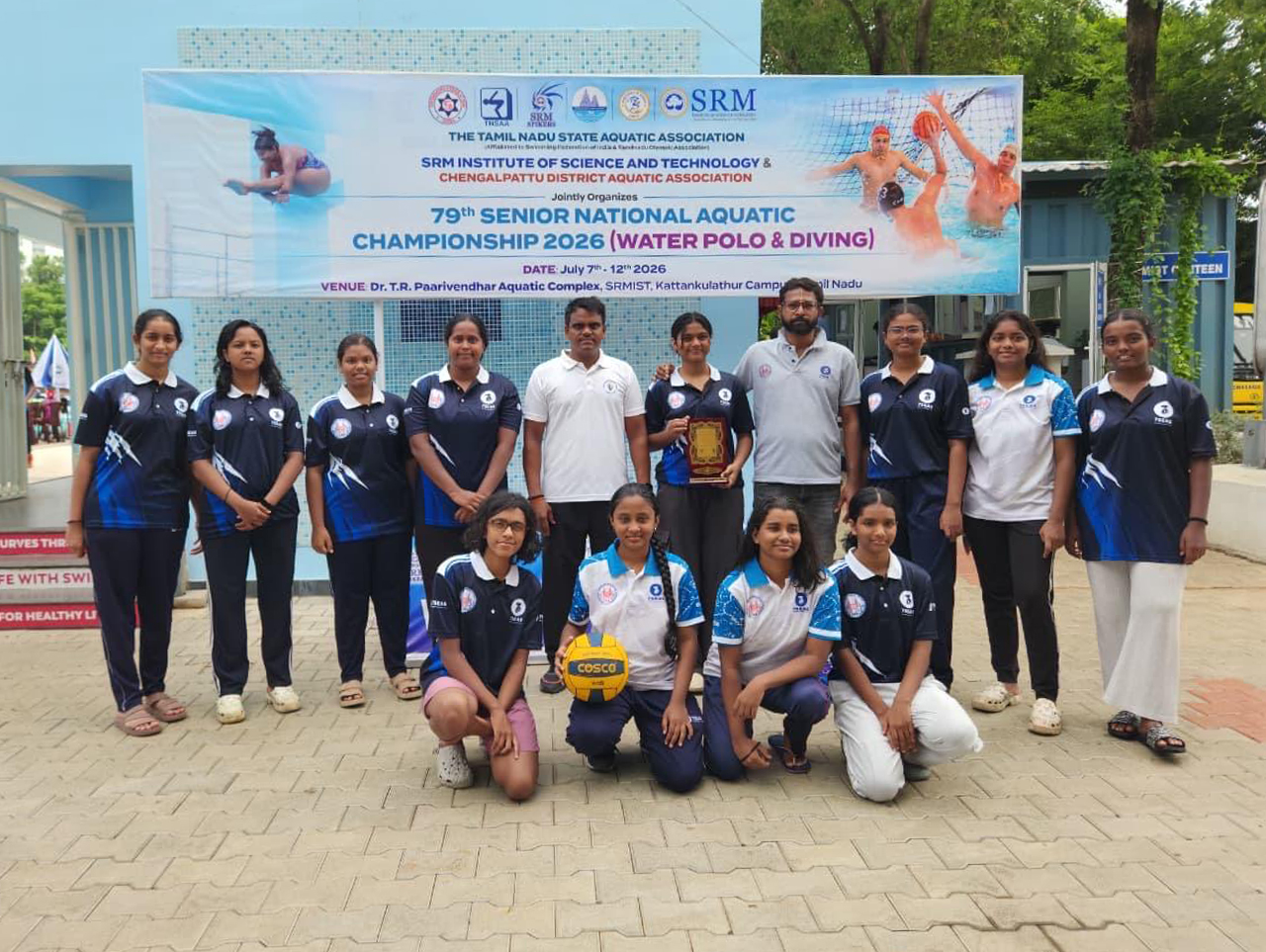 7Seas Entertainment Ltd sponsors for Telangana State Water Polo Team
